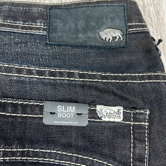 David Bitton Buffalo King Slim Boot Jeans 36/34 - Picture 6 of 7
